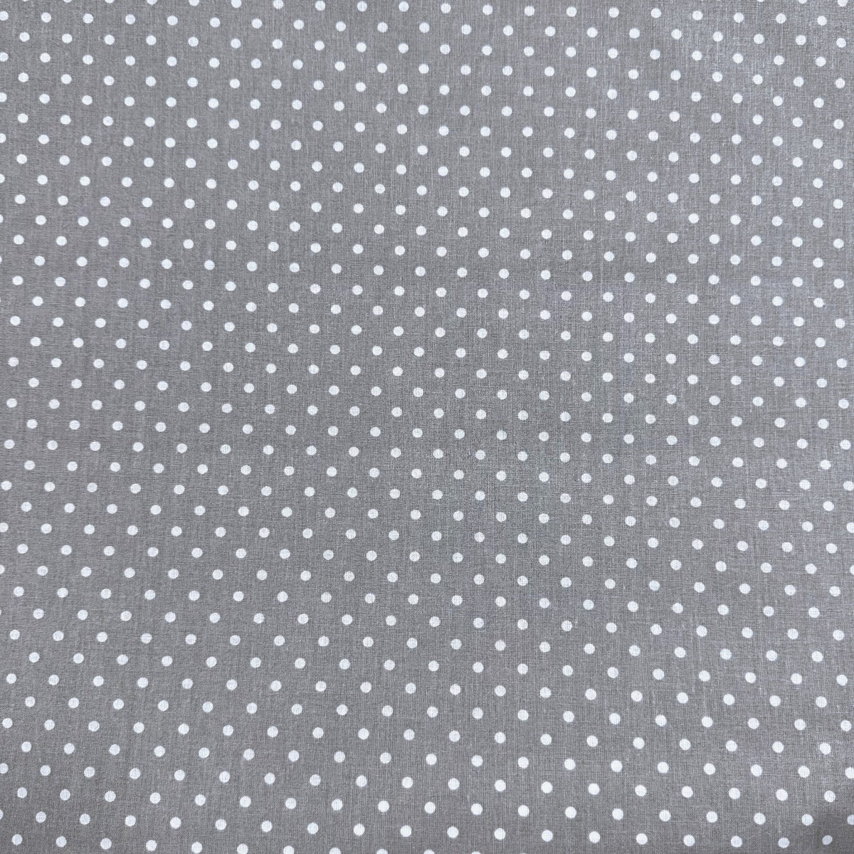 Cotton Fabric - Grey Dots 4 mm