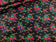 Tissu en coton - Fleurs des Highlands noir