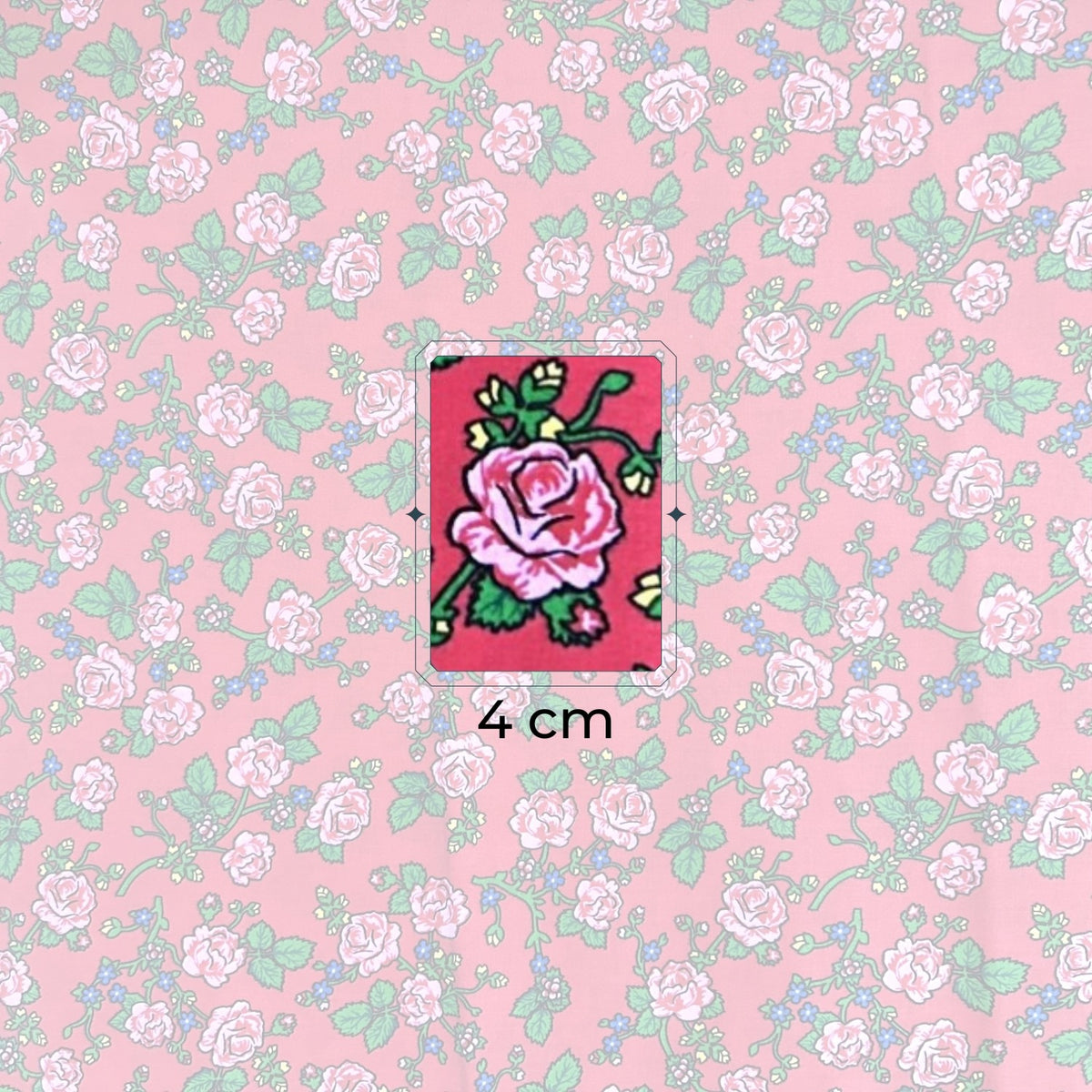 Cotton Fabric - Highland Flowers Red II
