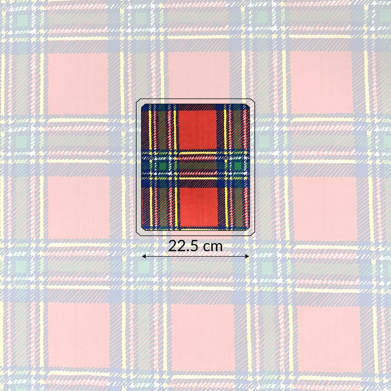 Cotton Fabric - Large Scottish tartan