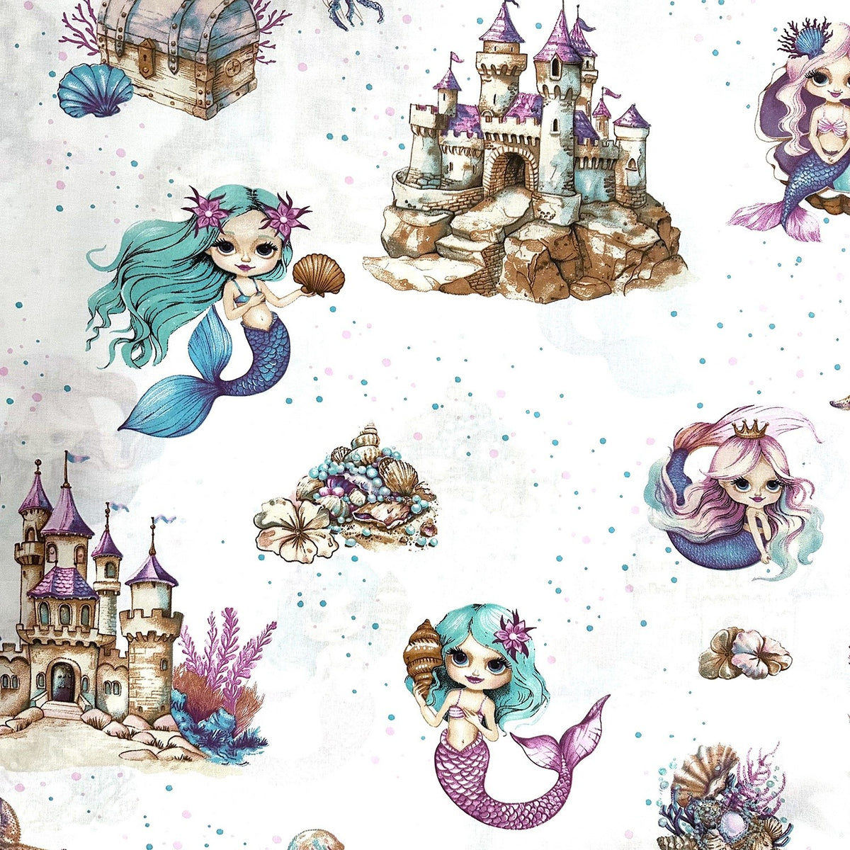 Cotton Fabric - Mermaid