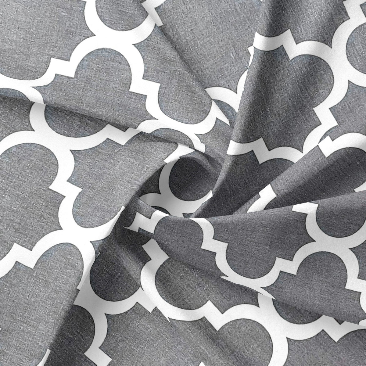 Cotton Fabric - Morocco Grey