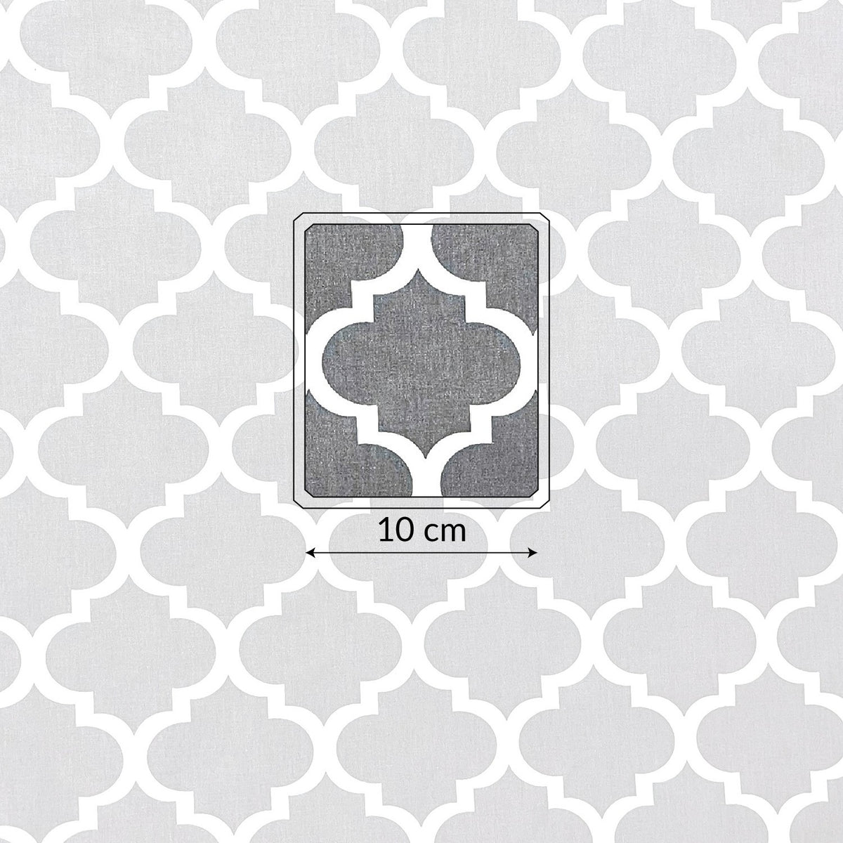 Cotton Fabric - Morocco Grey