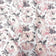 Tissu en coton - pivoines sur fond blanc