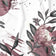 Tissu en coton - Fleur de protea, bordeaux
