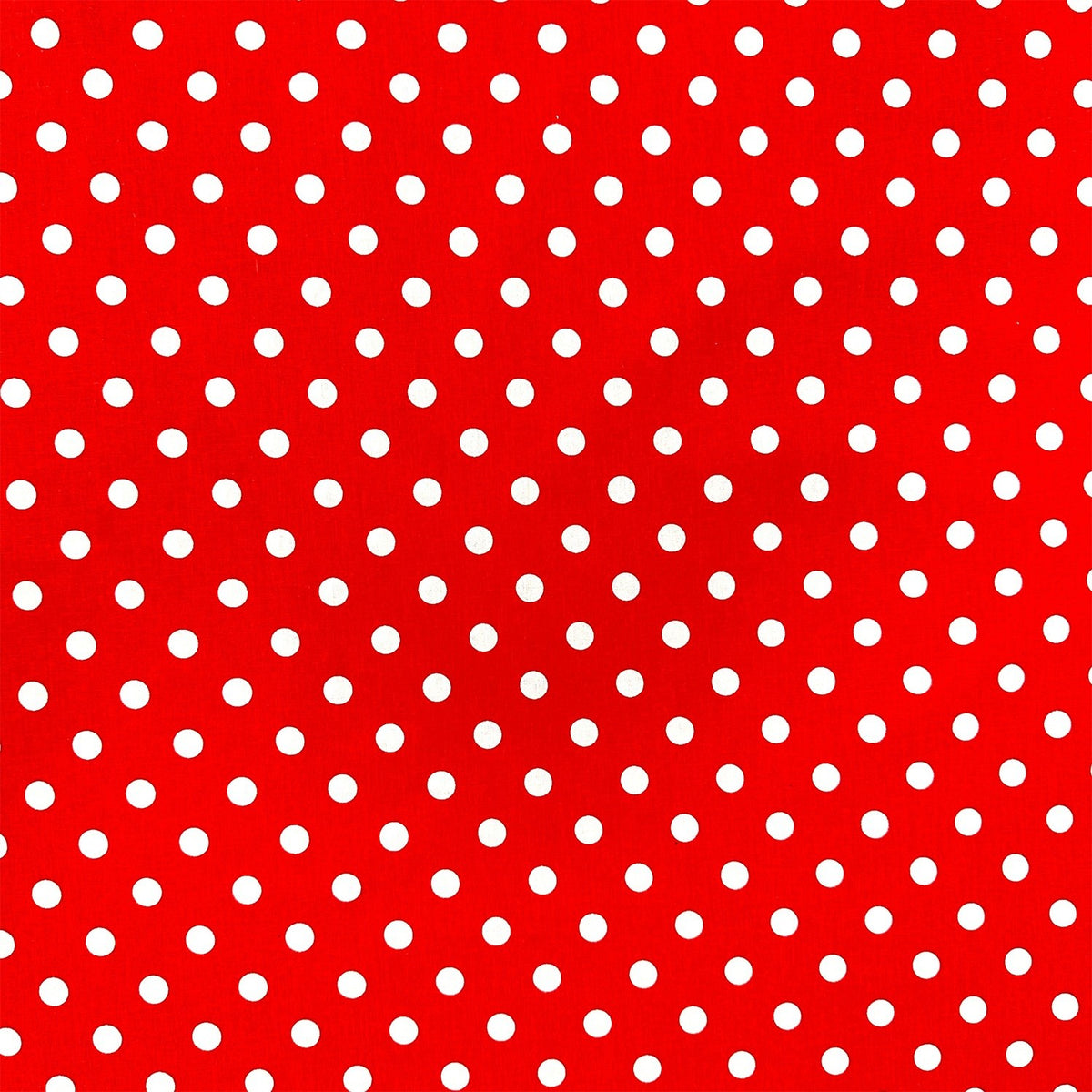 Cotton Fabric - Red Dots 1 cm