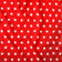 Tissu en coton - Étoiles sur fond rouge