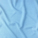 Tissu en coton - Pois blancs sur bleu clair 4 mm