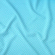 Tissu en coton - Pois blancs sur turquoise