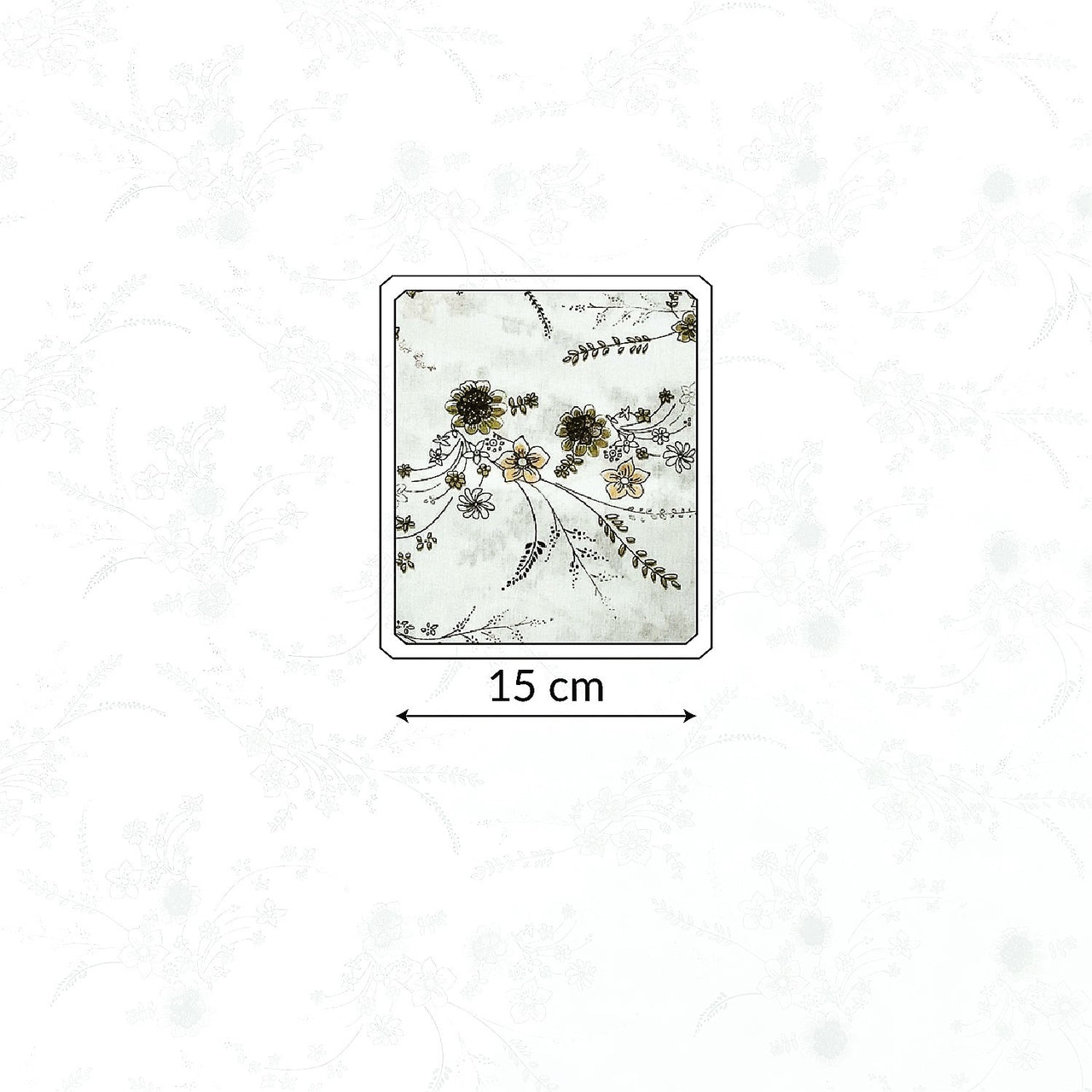 Cotton Fabric - Yellow Meadow
