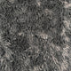 Tissu tricoté shaggy - Graphite