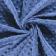Tissu minky 300 g - bleu foncé