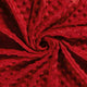 Tissu minky 300 g - rouge