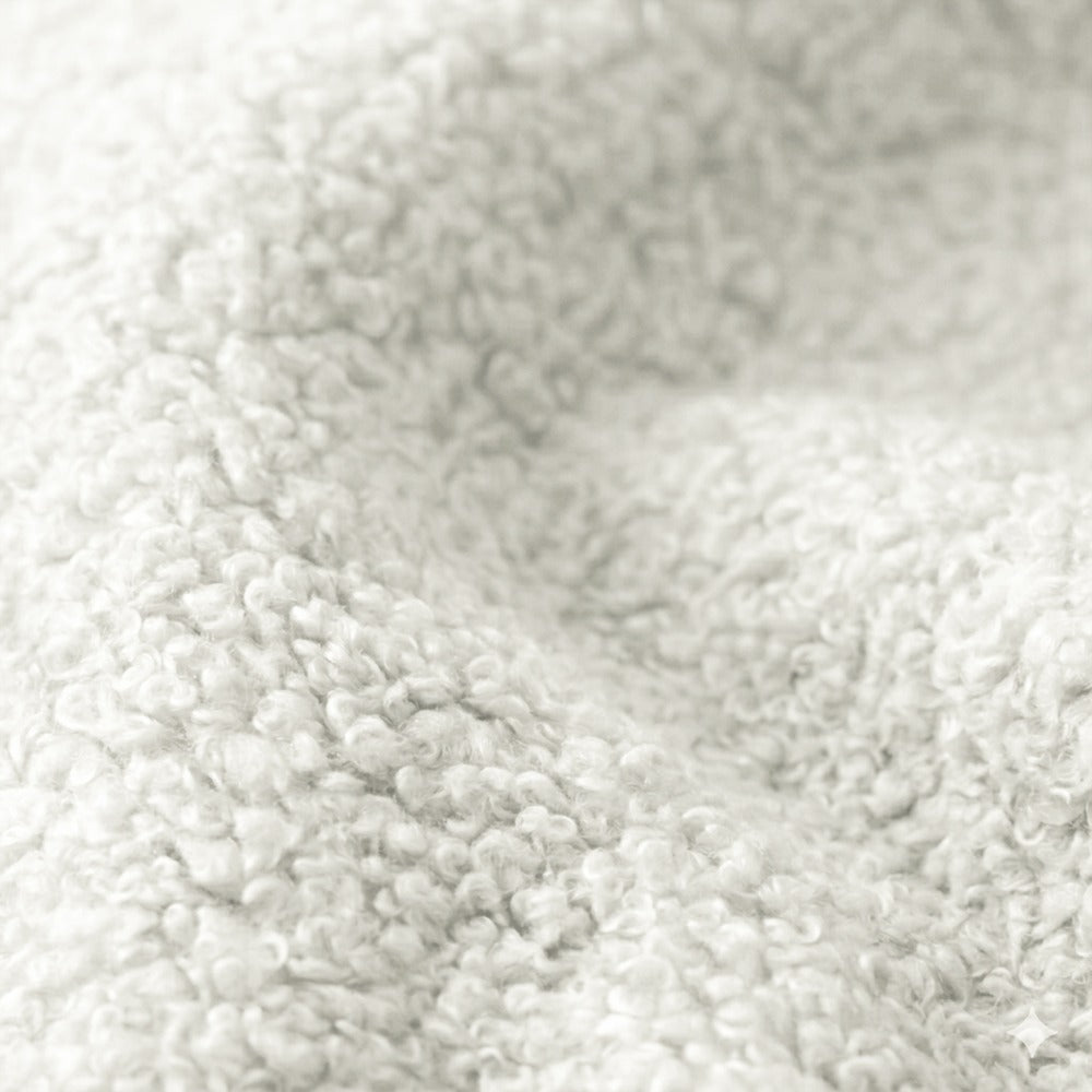 Tissu d’ameublement NOW OR NEVER RECYCLED Velours - Blanc