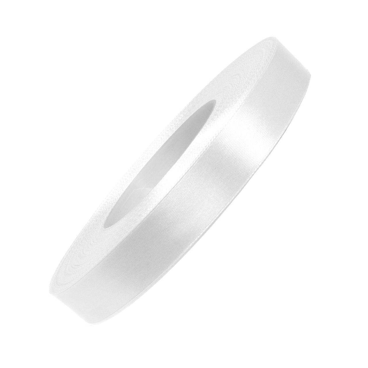 Satin Ribbon 12 mm Length 32 RM - White