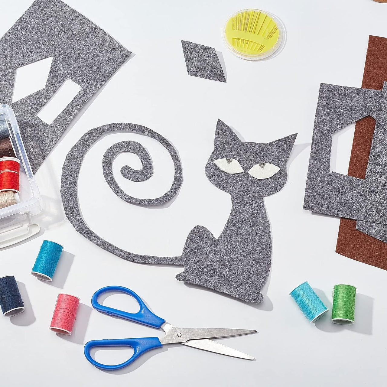 Soft PES Felt - thickness 3 mm, weight 400 g/m² - EU Certified - Grey