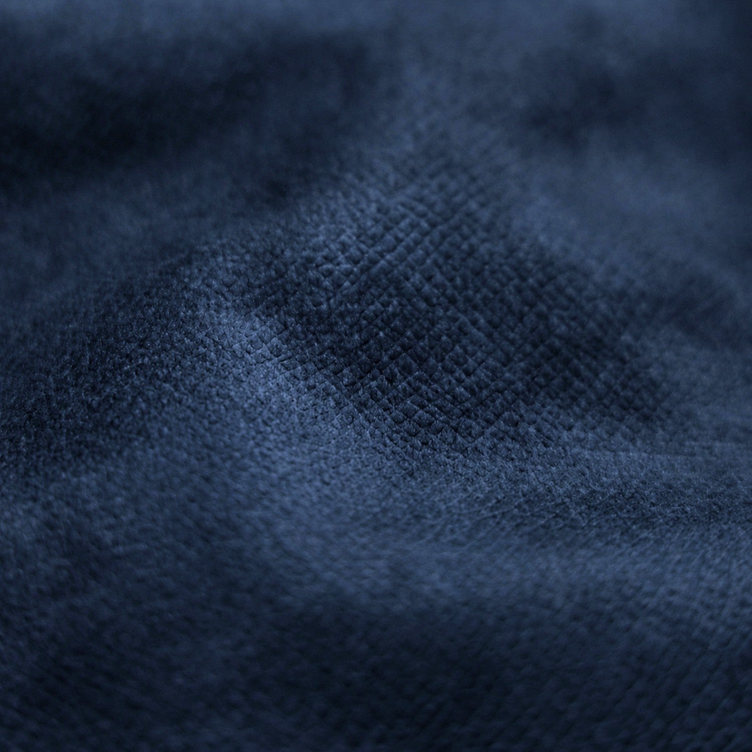 Tissu d’ameublement TERRA velours - bleu marine foncé