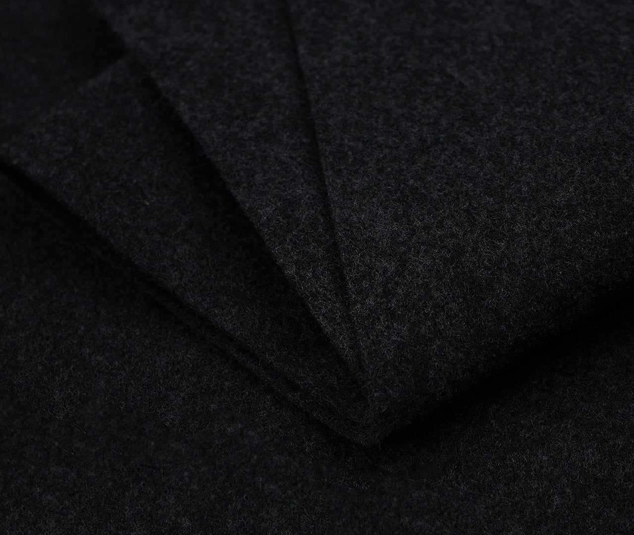 Technical PES Felt - thickness 4 mm, weight 600 g/m² - EU Certified - Black