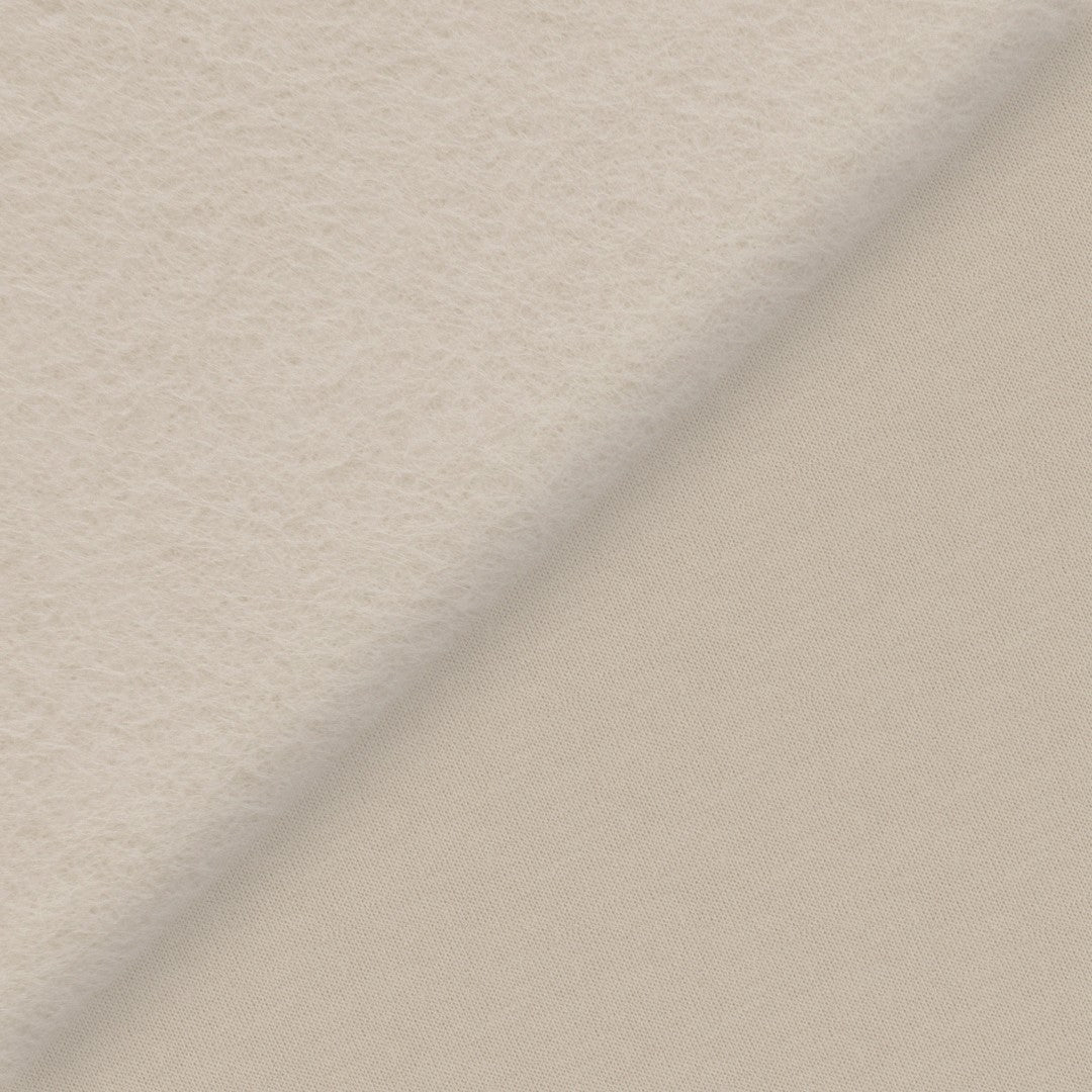 Thick Brushed Sweatshirt - Beige