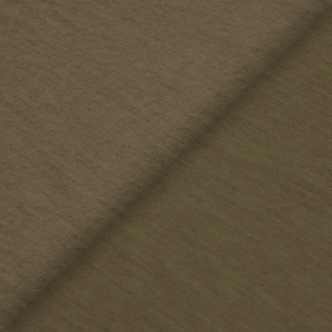 Thick Brushed Sweatshirt - Olive
