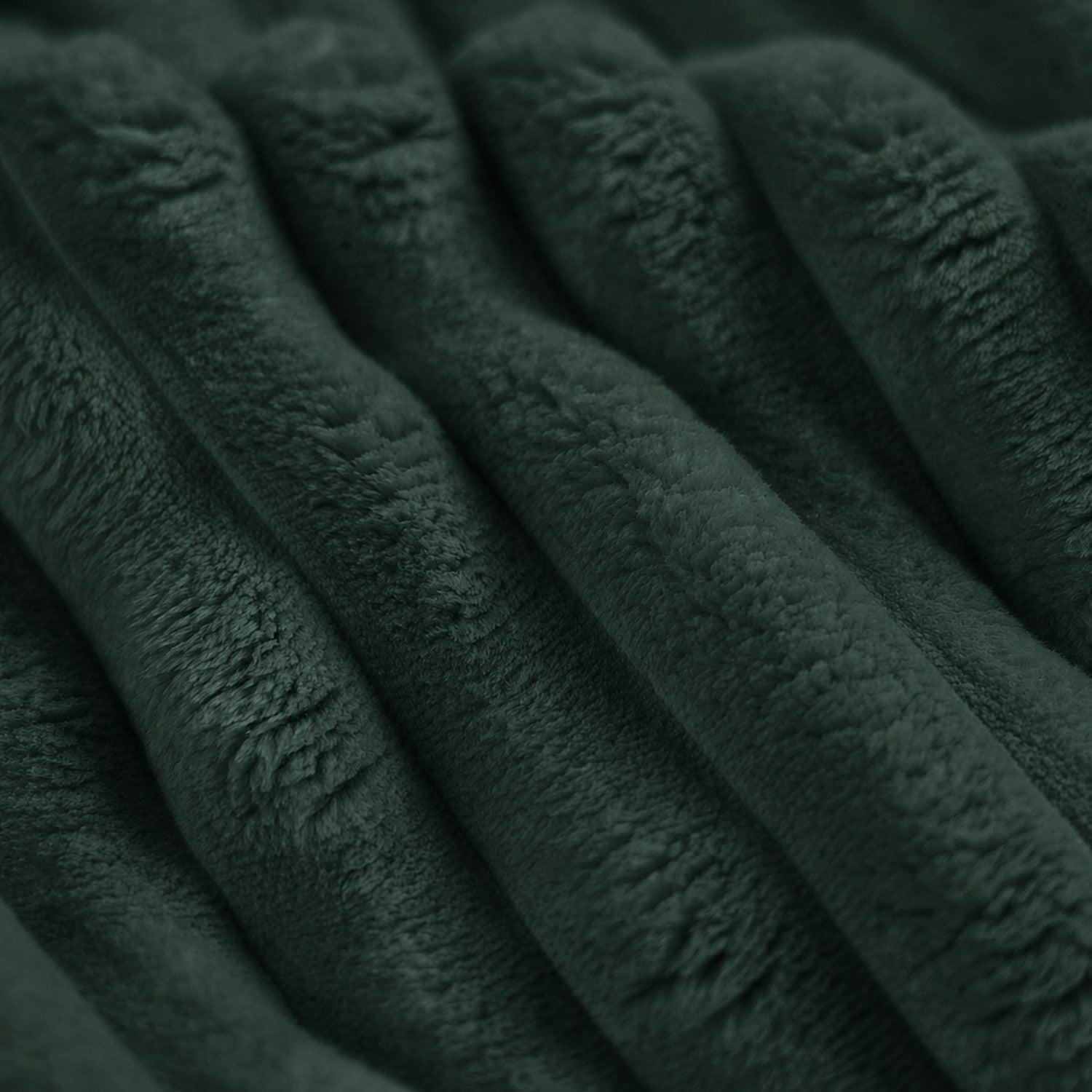 Tissu d’ameublement TILIA velours - vert bouteille