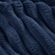 Tissu d’ameublement TILIA velours - bleu marine