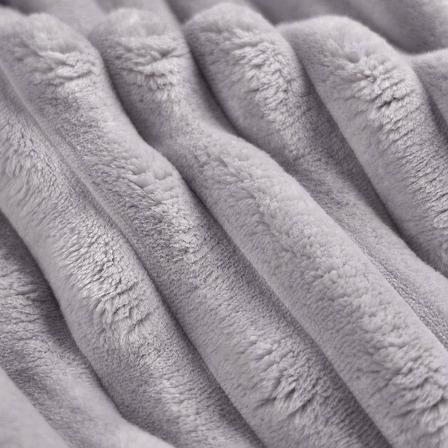 Tissu d’ameublement TILIA velours - gris clair