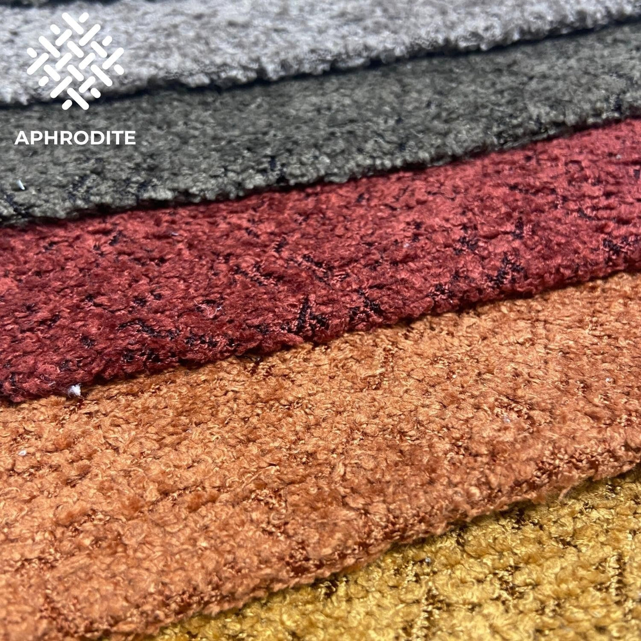 Upholstery Fabric APHRODITE Velour - Black