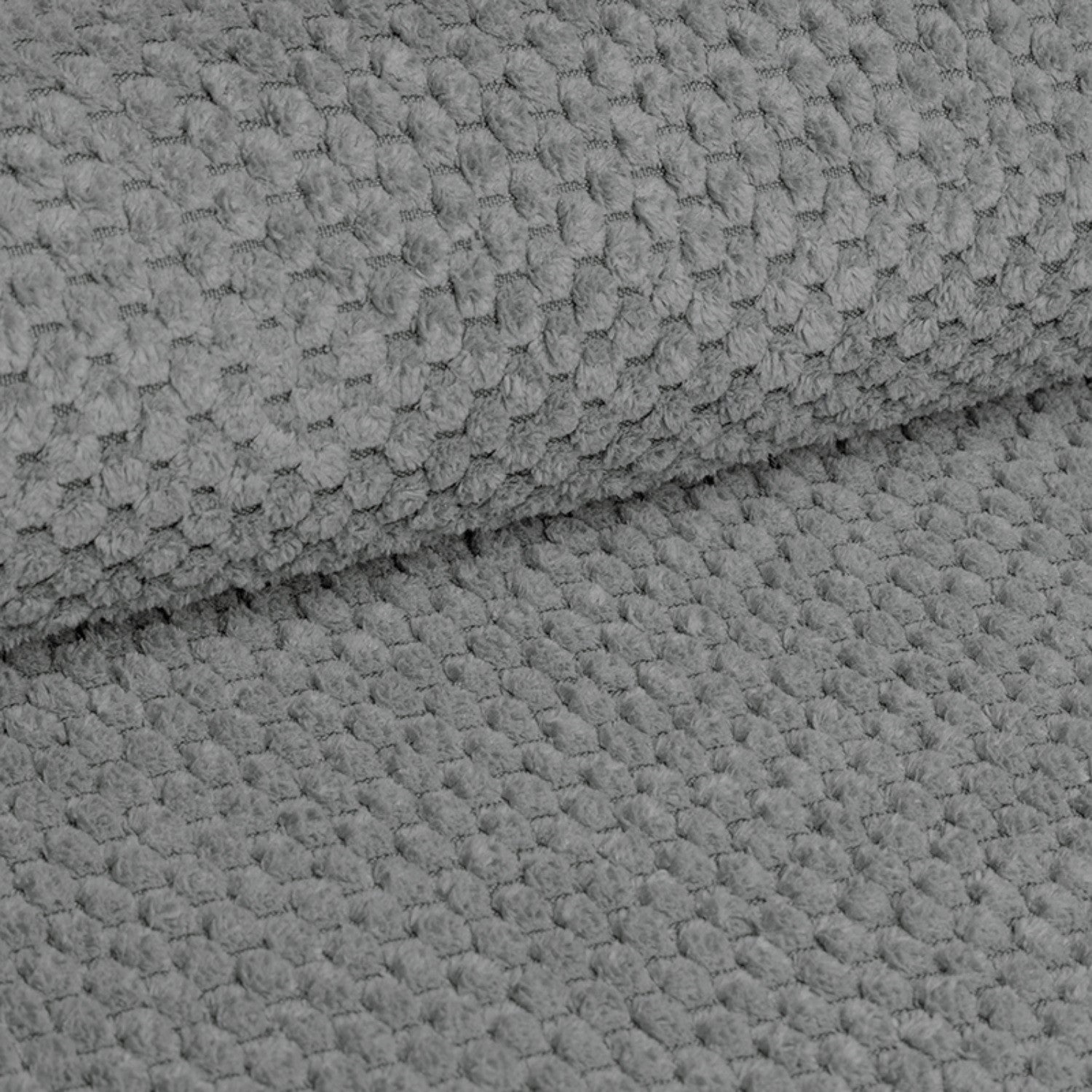 Upholstery Fabric DOT I Velour - Grey