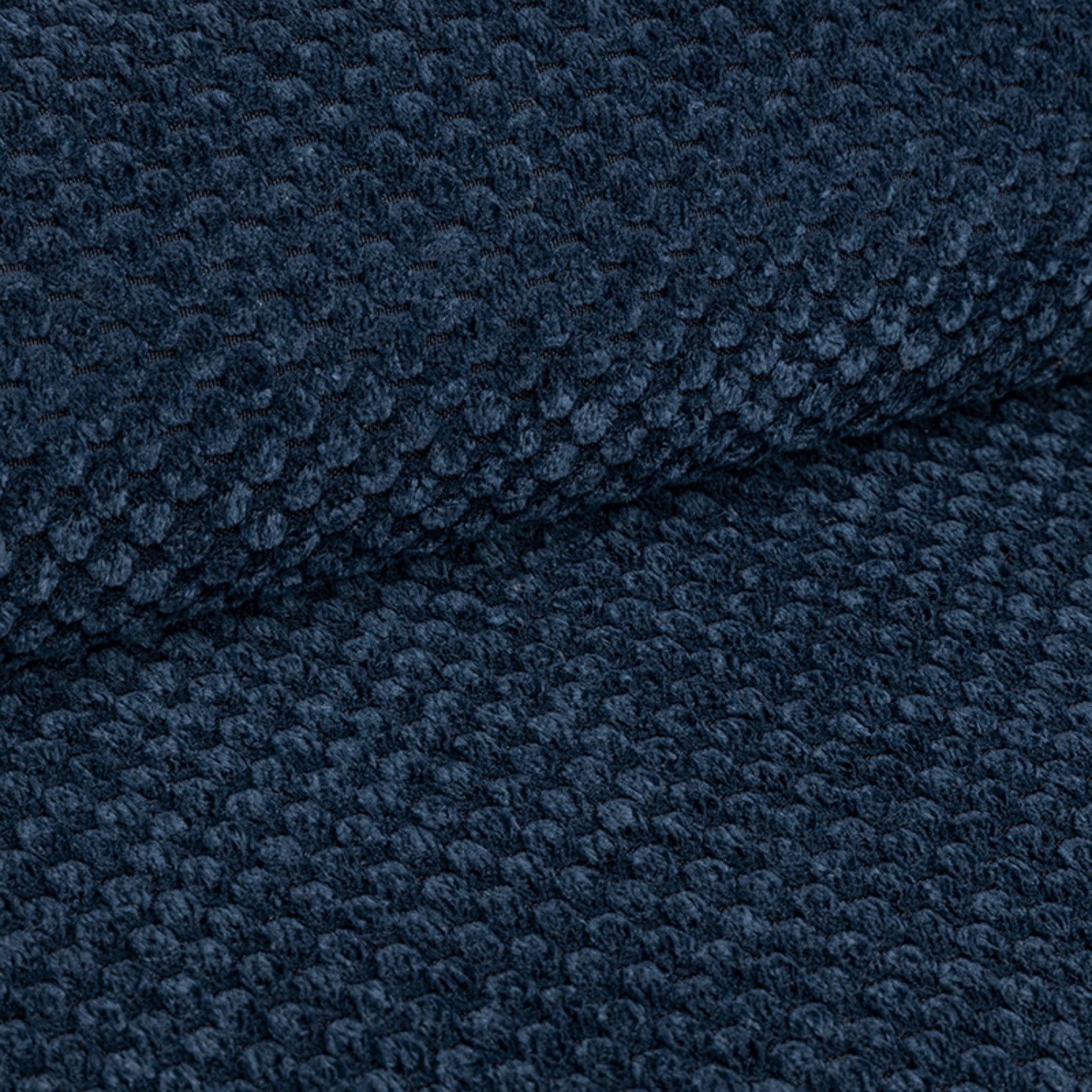 Upholstery Fabric DOT I Velour - Navy Blue