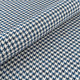 Tissu d’ameublement pied-de-poule - noir-bleu
