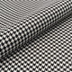 Tissu d’ameublement pied-de-poule - noir
