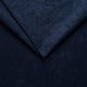 Tissu d’ameublement microfibre - bleu marine foncé