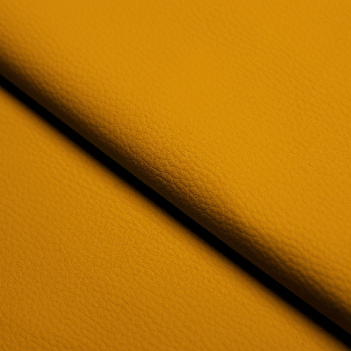 Upholstery Fabric PU Leather DOLARO - Mustard