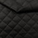 Tissu d’ameublement matelassé en cuir PU motif losange 5x5 - noir