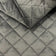 Tissu d’ameublement velours matelassé motif losange 5x5 - anthracite