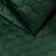 Tissu d’ameublement velours matelassé motif hexagone - vert bouteille