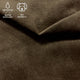 Tissu d’ameublement TERRA Velours - Marron