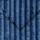 Tissu d’ameublement TILIA velours - bleu marine