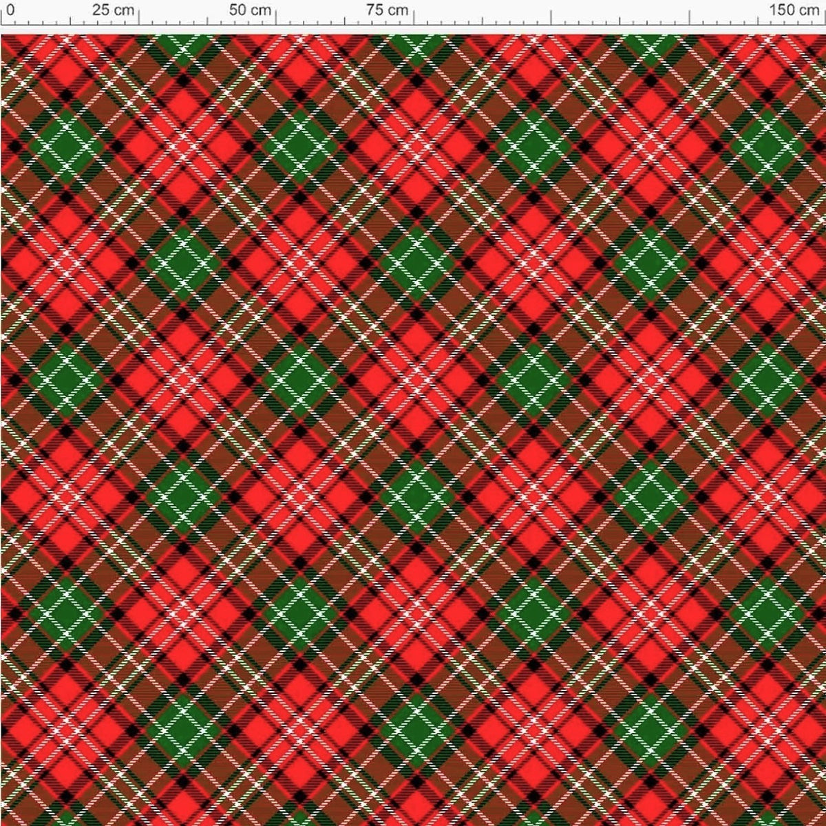 Water Resistant Christmas Fabric Oxford - 50259
