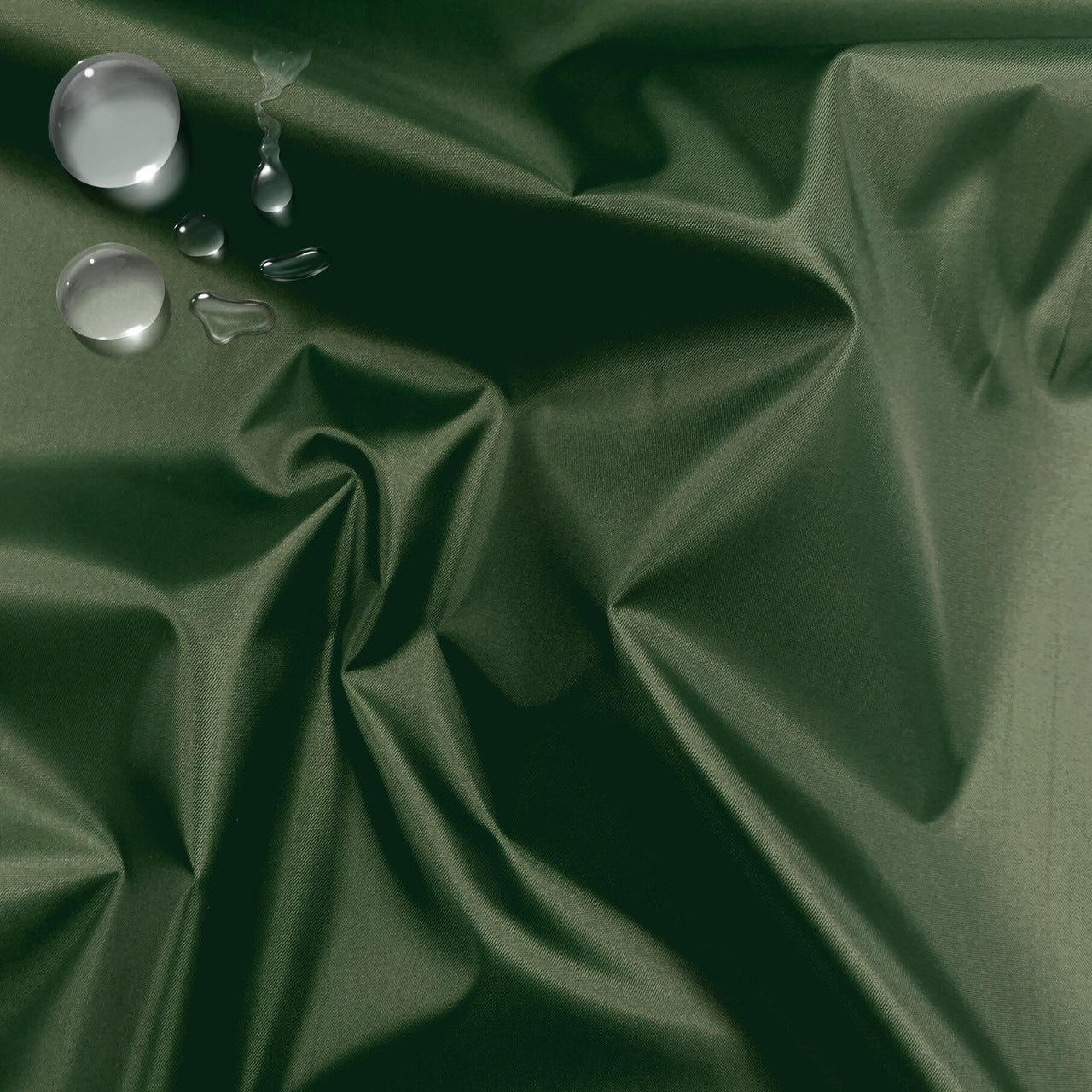 Waterproof Fabric - PUMI jacket - Bottle Green
