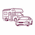 Automobile et camping-car