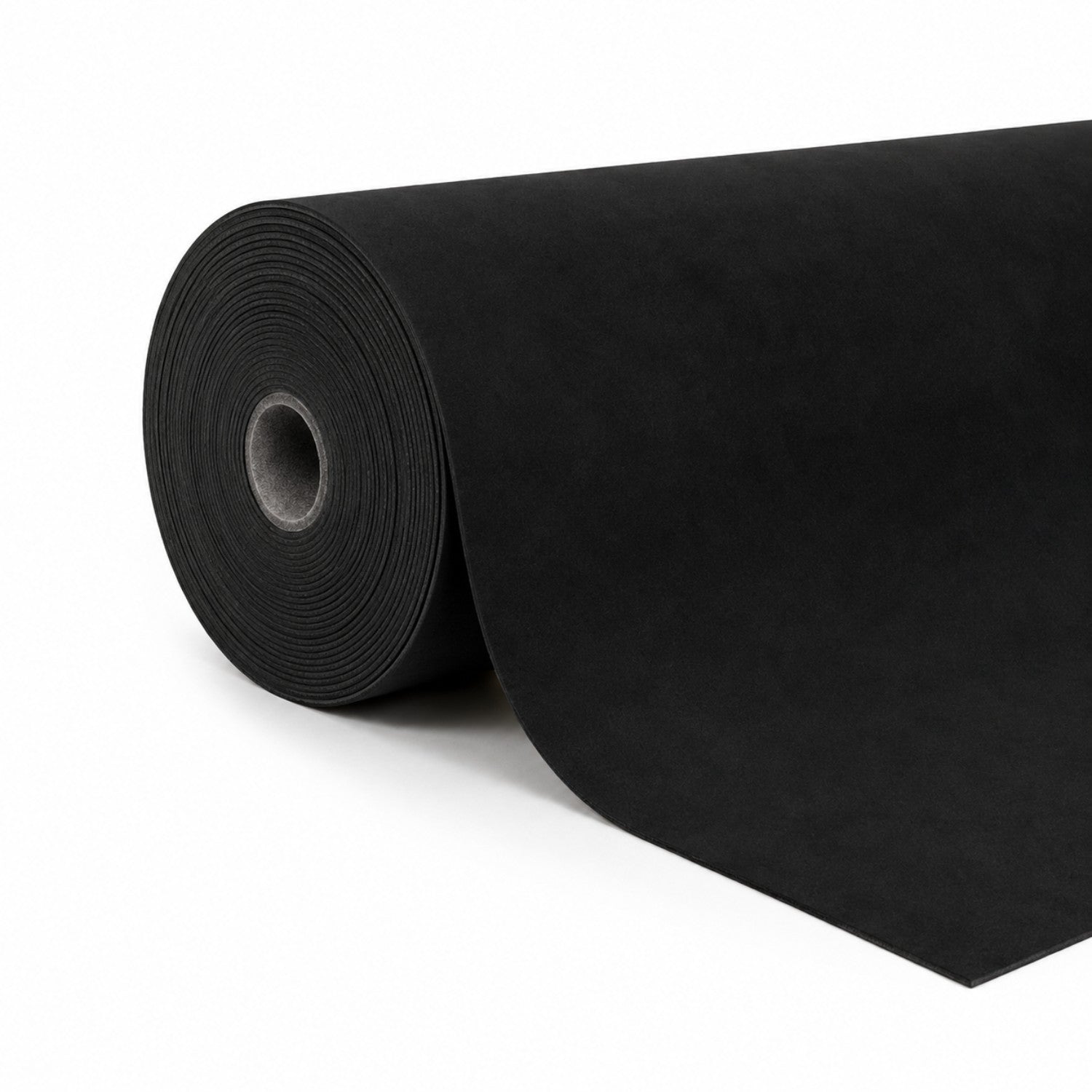 Tissu de ciel de toit en velours pour automobile - noir